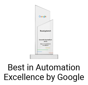 Readyplanet Best in Automation Excellence by Google
